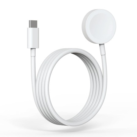 Cargador para Apple Watch, Cargador USB C Inalámbrico Magnético Rápido para iwatch, Cable de Carga Portátil Tipo C de 1m para