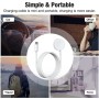Cargador para Apple Watch, Cargador USB C Inalámbrico Magnético Rápido para iwatch, Cable de Carga Portátil Tipo C de 1m para
