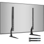 BONTEC Soporte TV Pie Universal Ajustable de 3 Niveles para Pantallas de LCD LED OLED 22"-65", Soporte Pie TV con Capacidad de