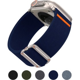 Higgs Correa Compatible con Correa Apple Watch 44mm 46mm 45mm 42mm Ultra/Ultra 2 49mm Hombre Mujer, Pulsera Nylon Deportiva