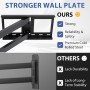 BONTEC Soporte TV Pared con Brazo Articulado Extralargo de 1040mm para Pantallas de 32-75" de Planos/Curvos LCD/LED/OLED, hasta