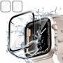 [2 Piezas] Transparente Fundas Apple Watch Serie 6 / SE/Series 5 / Serie 4 40mm con Protector de Pantalla Cristal Templado,HD