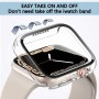 [2 Piezas] Transparente Fundas Apple Watch Serie 6 / SE/Series 5 / Serie 4 40mm con Protector de Pantalla Cristal Templado,HD
