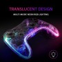 Mars Gaming MGPX, Gamepad Bluetooth 5.0 2en1, RGB Neon, Vibración Dual y Función Turbo, Soporte Smartphone Hasta 6.8", Mando