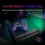 Mars Gaming MGPX, Gamepad Bluetooth 5.0 2en1, RGB Neon, Vibración Dual y Función Turbo, Soporte Smartphone Hasta 6.8", Mando