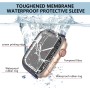 [2 Piezas] Transparente Fundas Apple Watch Serie 6 / SE/Series 5 / Serie 4 40mm con Protector de Pantalla Cristal Templado,HD