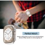 [2 Piezas] Transparente Fundas Apple Watch Serie 6 / SE/Series 5 / Serie 4 40mm con Protector de Pantalla Cristal Templado,HD