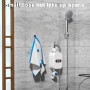 GjnjfdF Calentador de Ducha Eléctrico, Calentador de Agua Termostático, Calentador de Agua InstantáNeo Ducha 220V Grifo de BañO