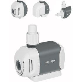 Boxtech Bomba de acuario 3 en 1 con motor de cobre de 25dB ultrasilencioso 25W 1500L/H, 3 modos de fondo lateral de tierra,