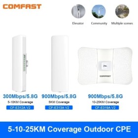 COMFAST 5-25Km de largo alcance 30dBm alta potencia exterior wifi CPE 