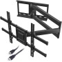BONTEC Soporte TV Pared con Brazo Articulado Extralargo de 1040mm para Pantallas de 32-75" de Planos/Curvos LCD/LED/OLED, hasta