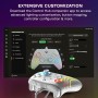 Turtle Beach Afterglow Wave Mando Gris con Cable RGB - con Licencia para Xbox Series XS, Xbox One y Windows - Botones
