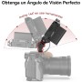 SMALLRIG Monitor Mount Inclinable 146° ，Montaje de Monitor Carga Máxima 1,5 kg, con Tornillo de 3/8'' y Clavijas de Ubicación