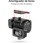 SMALLRIG Monitor Mount Inclinable 146° ，Montaje de Monitor Carga Máxima 1,5 kg, con Tornillo de 3/8'' y Clavijas de Ubicación
