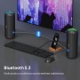 RIENOK Altavoz Bluetooth 5.3 Altavoz Inalámbrico Portátil Impermeable IPX7, Bass, Sonido Estéreo, Apoya Micro SD AUX