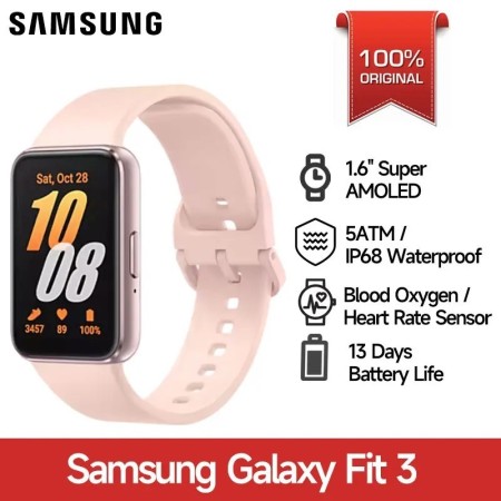 Samsung Galaxy Fit 3 SmartBand 1,6 ''Super AMOLED pantalla frecuencia 