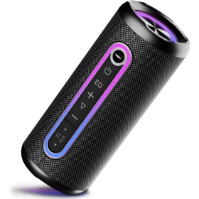 Altavoz Bluetooth 5.4, 30W Altavoz Portatil Potente con 3 EQ Modos, 3 Luces RGB Regulables, 30H de Reproducción Bluetooth