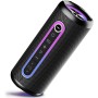 Altavoz Bluetooth 5.4, 30W Altavoz Portatil Potente con 3 EQ Modos, 3 Luces RGB Regulables, 30H de Reproducción Bluetooth
