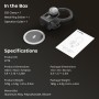 SMALLRIG Soporte para SSD 2 en 1, Soporte para SSD MagSafe con Abrazadera para Cable de Zapata Fría, Compatible con SSD de 0,3 A