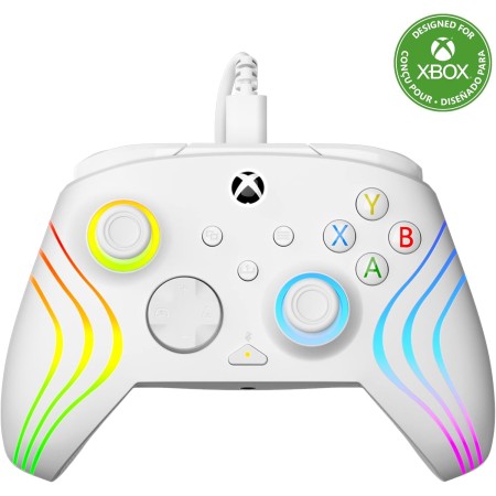 Turtle Beach Afterglow Wave Mando Negro con Cable RGB - con Licencia para Xbox Series XS, Xbox One y Windows - Botones