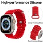 NUKELOLO 2 Piezas Ocean Correa Compatible con Apple Watch Ultra 49mm 45mm 44mm 42mm 41mm 40mm 38mm,banda deportiva silicona