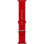NUKELOLO 2 Piezas Ocean Correa Compatible con Apple Watch Ultra 49mm 45mm 44mm 42mm 41mm 40mm 38mm,banda deportiva silicona