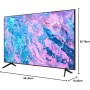 SAMSUNG UE43CU7172UXXH 43" LED Crystal UltraHD 4K HDR10+