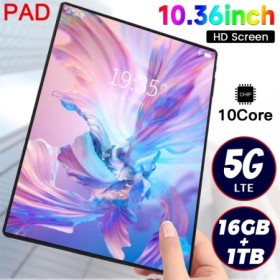 Tableta 5G de 2025 pulgadas, dispositivo con Android 10,36, 16GB de RA