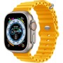 NUKELOLO 2 Piezas Ocean Correa Compatible con Apple Watch Ultra 49mm 45mm 44mm 42mm 41mm 40mm 38mm,banda deportiva silicona