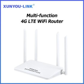 Enrutador WiFi 4G LTE, repetidor de cuatro antenas WiFi, amplificador 