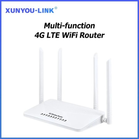 Enrutador WiFi 4G LTE, repetidor de cuatro antenas WiFi, amplificador 