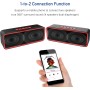 Sonkir Altavoz Bluetooth portátil, Altavoz inalámbrico Bluetooth 5.0 con Graves estéreo 3D Hi-Fi, batería incorporada de 1500