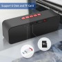 Sonkir Altavoz Bluetooth portátil, Altavoz inalámbrico Bluetooth 5.0 con Graves estéreo 3D Hi-Fi, batería incorporada de 1500