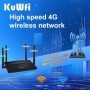 KuWFi 1200Mbps CAT6 Wifi Router de doble banda 2,4G y 5G 4G punto de a
