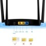 KuWFi 1200Mbps CAT6 Wifi Router de doble banda 2,4G y 5G 4G punto de a
