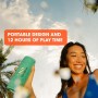 JBL Altavoz Bluetooth portátil Flip 6 Altavoz resistente al agua y al polvo IPX67, compatible con JBL PartyBoost, hasta 12h de