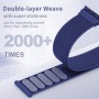 AMSKY Nylon Correa Loop Deportiva Compatibile Con Correa Watch 40mm 38mm 41mm 42mm 44mm 45mm 46mm 49mm Mujer Hombre, Soft