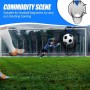 YOUNLEN Portería de Fútbol Plegable con Red, Equipo de Entrenamiento y Práctica de Tiro (Amarillo)
