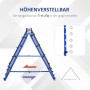 HOMCOM Red de Rebote Plegable para Entrenamiento Rebotador de Deportes Ajustable de 5 Niveles en Ángulo con Tubo de Acero para