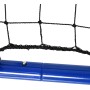 HOMCOM Red de Rebote Plegable para Entrenamiento Rebotador de Deportes Ajustable de 5 Niveles en Ángulo con Tubo de Acero para