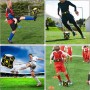 LBING Fútbol Trainer Cinturón de Entrenamiento de fútbol con 10 Conos De Entrenamiento para Pelota Fútbol,Voleibol y