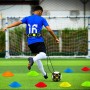 LBING Fútbol Trainer Cinturón de Entrenamiento de fútbol con 10 Conos De Entrenamiento para Pelota Fútbol,Voleibol y