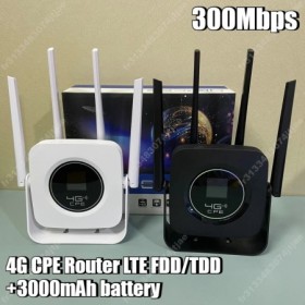 Enrutador WiFi 4G LTE de 300Mbps, módem inalámbrico de alta velocidad 