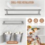 AIKER Toalleros De Baño Sin Taladro,Portarrollos Papel Higienico Acero Inoxidable SUS304 Accesorios Baño,Engrosado Y Audaz,No