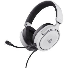 Trust Gaming GXT 498W Forta Cascos PS5 / PS4 Sostenibles, Licencia Oficial para Playstation 5, Diadema Regulable, Micrófono