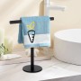 Toallero de mano - Soporte para toalla de encimera, Soporte para toalla de mano | Toallero de pie en forma de T de acero