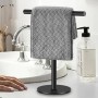 Toallero de mano - Soporte para toalla de encimera, Soporte para toalla de mano | Toallero de pie en forma de T de acero