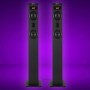 NGS Sky Charm - Altavoz de Torre, Bluetooth de 50W con Mando a Distancia, Entrada Óptica, USB, Radio FM y Entrada AUX, Color