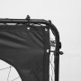 LARMNEE Portería de Fútbol con Pared, Portería de Fútbol para Niños y Adultos, Resistente a la Intemperie, para Entrenamiento y