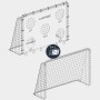 LARMNEE Portería de Fútbol con Pared, Portería de Fútbol para Niños y Adultos, Resistente a la Intemperie, para Entrenamiento y